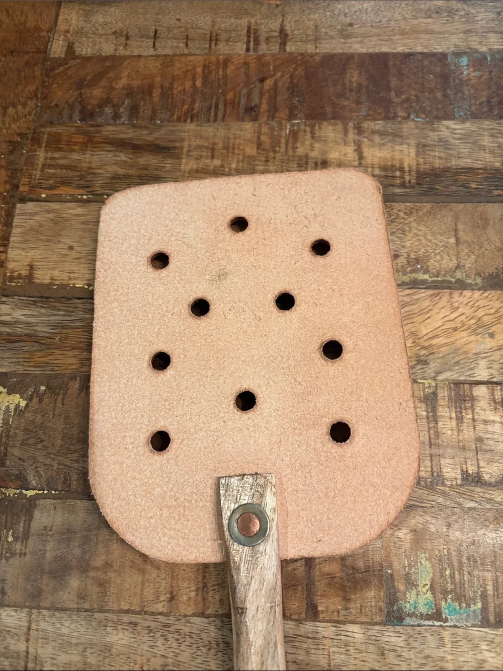 Well Worn Interiors Fly Swatter Genuine Leather MSRP $98
